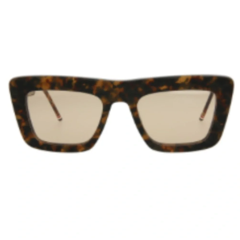Thom Browne Womens Sunglasses 52mm Square 100% UV Protection Tortoise Luxury NWT